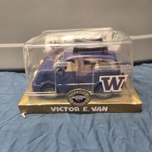 Victor E. Van Purple Sports Team Toy Van by Chevron Cars